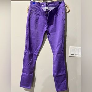 Celebrity pink brand purple pants